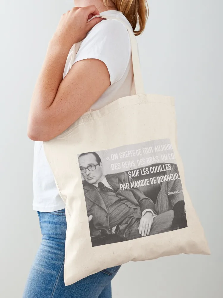 Jacques Chirac Quote French Swag Tote Bag shopper bag women canvas reusable grocery bags Women's bags
Jacques Chirac Quote French Swag Tote Bag shopper bag women canvas reusable grocery bags Women's bags