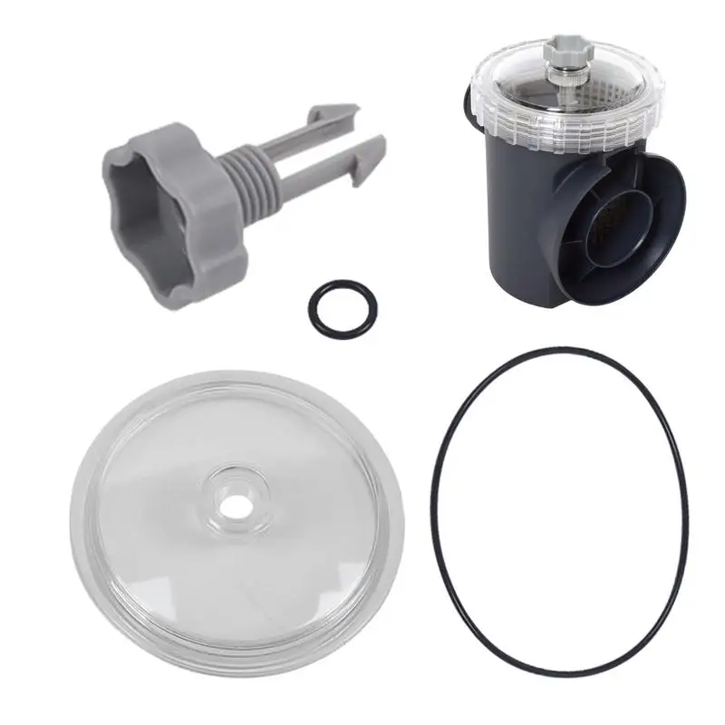Pool Pump Replacement Part with Valve and 2pcs O-Rings Trap Cover Filter Container Pool trap Covers for Pool Cleaning Equipment
Pool Pump Replacement Part with Valve and 2pcs O-Rings Trap Cover Filter Container Pool trap Covers for Pool Cleaning Equipment