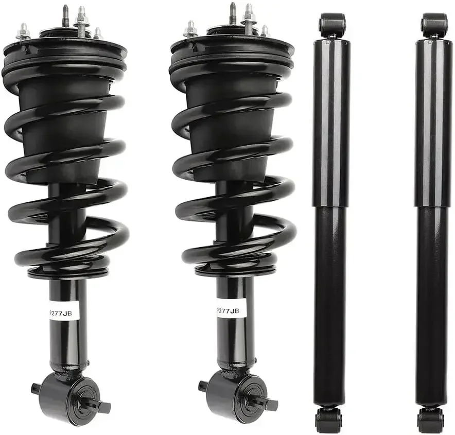 Front Struts and Rear shocks absorbers for Chevy(RWD), OCPTY Complete Strut Spring Assembly Fits 2014-2017 for Chevrolet Silvera