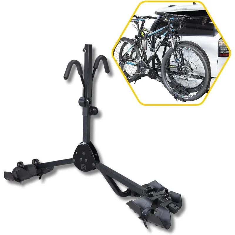 Saris All Star 2 Bike Hitch Rack with Secure & Easy to Load Platform - Adjustable Arms, Universal Hitch, Wide Wheel Trays
Saris All Star 2 Bike Hitch Rack with Secure & Easy to Load Platform - Adjustable Arms, Universal Hitch, Wide Wheel Trays