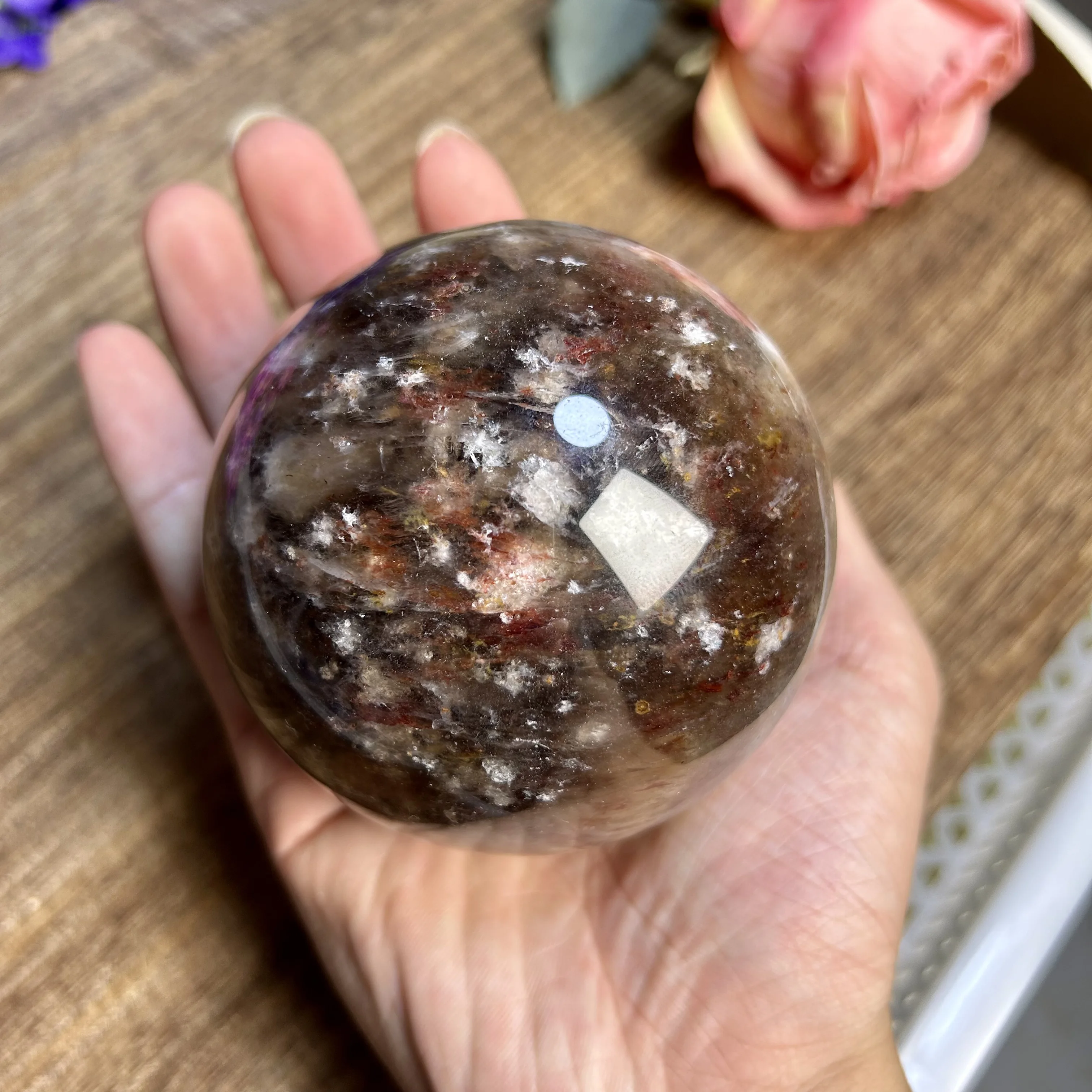 Natural Red Fire Quartz Sphere Polished Crystal Ball Ornaments Reiki Healing Stone Gift Home Decor 10th 860g 85mm
Natural Red Fire Quartz Sphere Polished Crystal Ball Ornaments Reiki Healing Stone Gift Home Decor 10th 860g 85mm