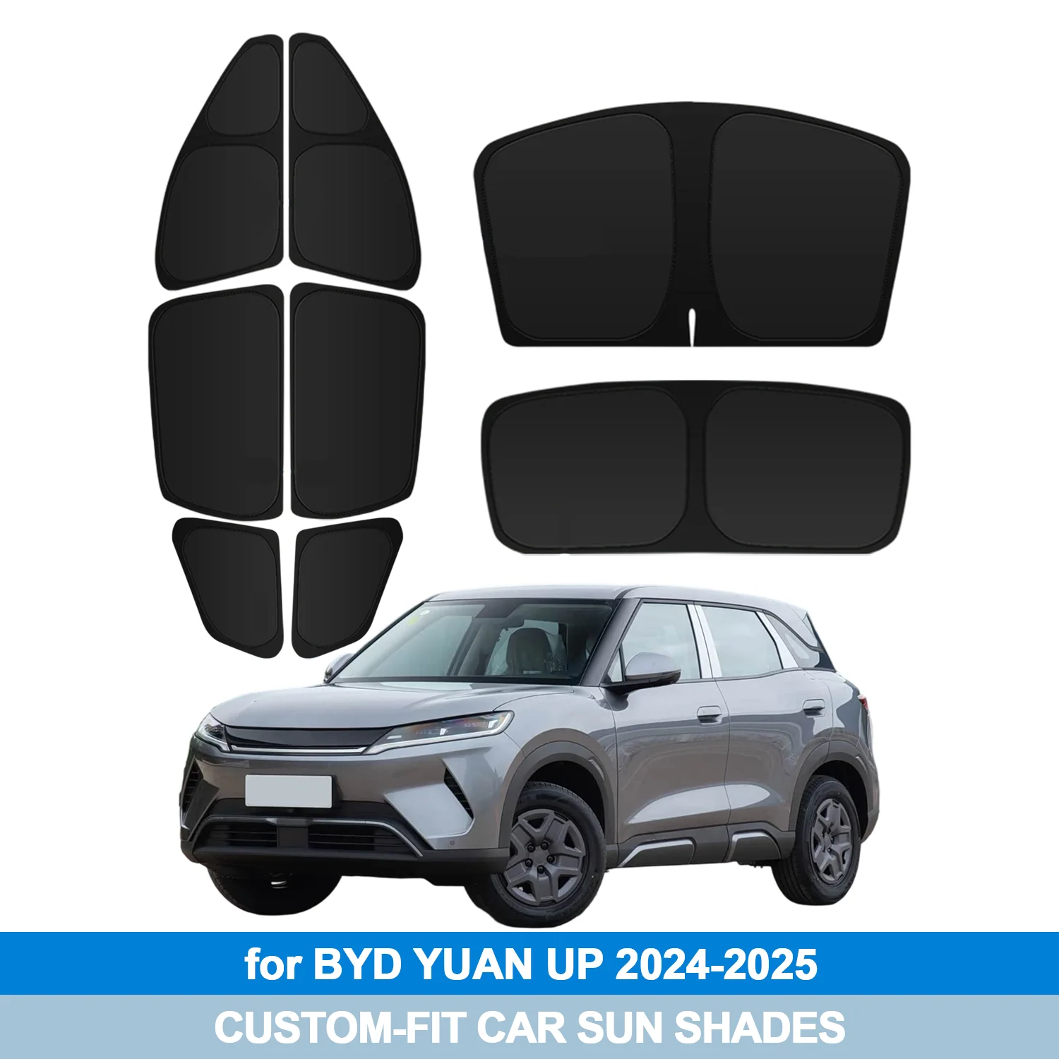 For BYD YUAN UP 2024-2025 Windshield Sun Shade Side Window Shades Cover Sun Visor Shield Privacy Protection
For BYD YUAN UP 2024-2025 Windshield Sun Shade Side Window Shades Cover Sun Visor Shield Privacy Protection