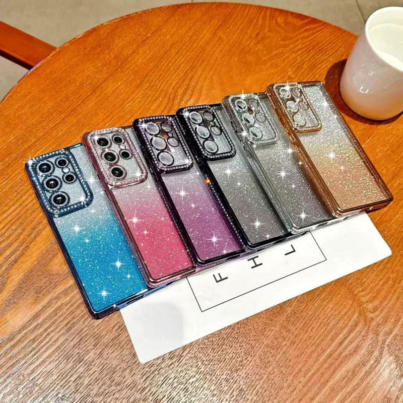 New Samsung modelS25FELuxury electroplated diamond-studded case suitable for Samsungs25ultraPhone case glitter cardstockA16Drill
New Samsung modelS25FELuxury electroplated diamond-studded case suitable for Samsungs25ultraPhone case glitter cardstockA16Drill