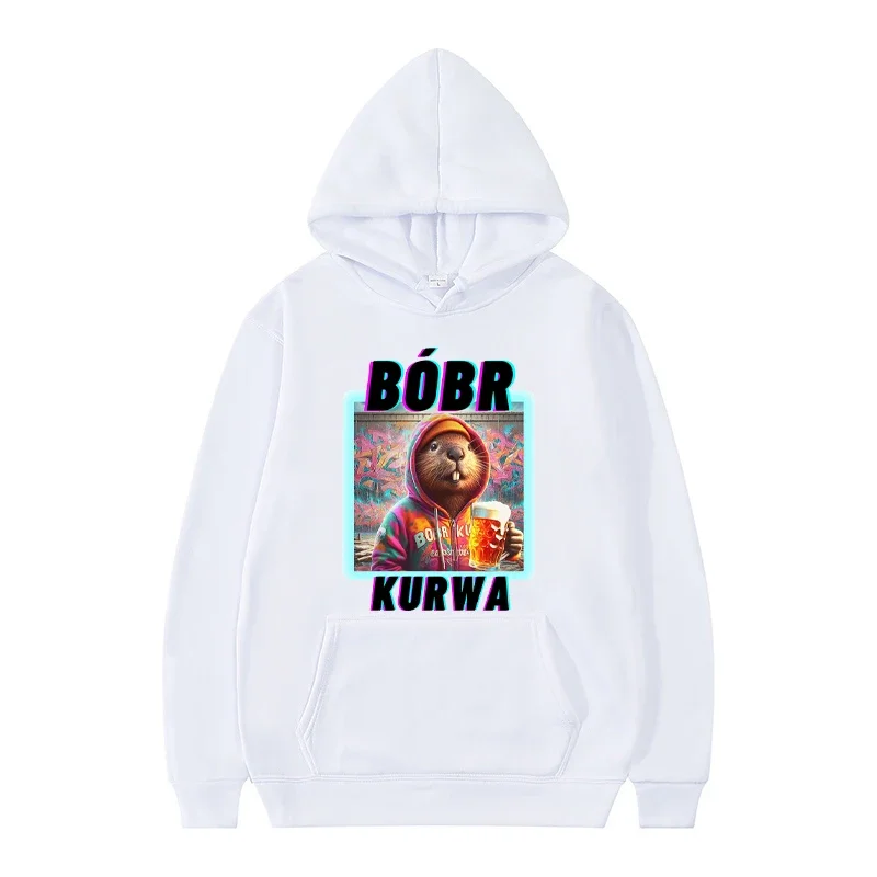 Bóbr Kurwa Printed Hooded Sweatshirt Casual Fashion Men's Women's Sweatshirt High Quality Tops Autumn and Winter Warm Sweatshirt
Bóbr Kurwa Printed Hooded Sweatshirt Casual Fashion Men's Women's Sweatshirt High Quality Tops Autumn and Winter Warm Sweatshirt