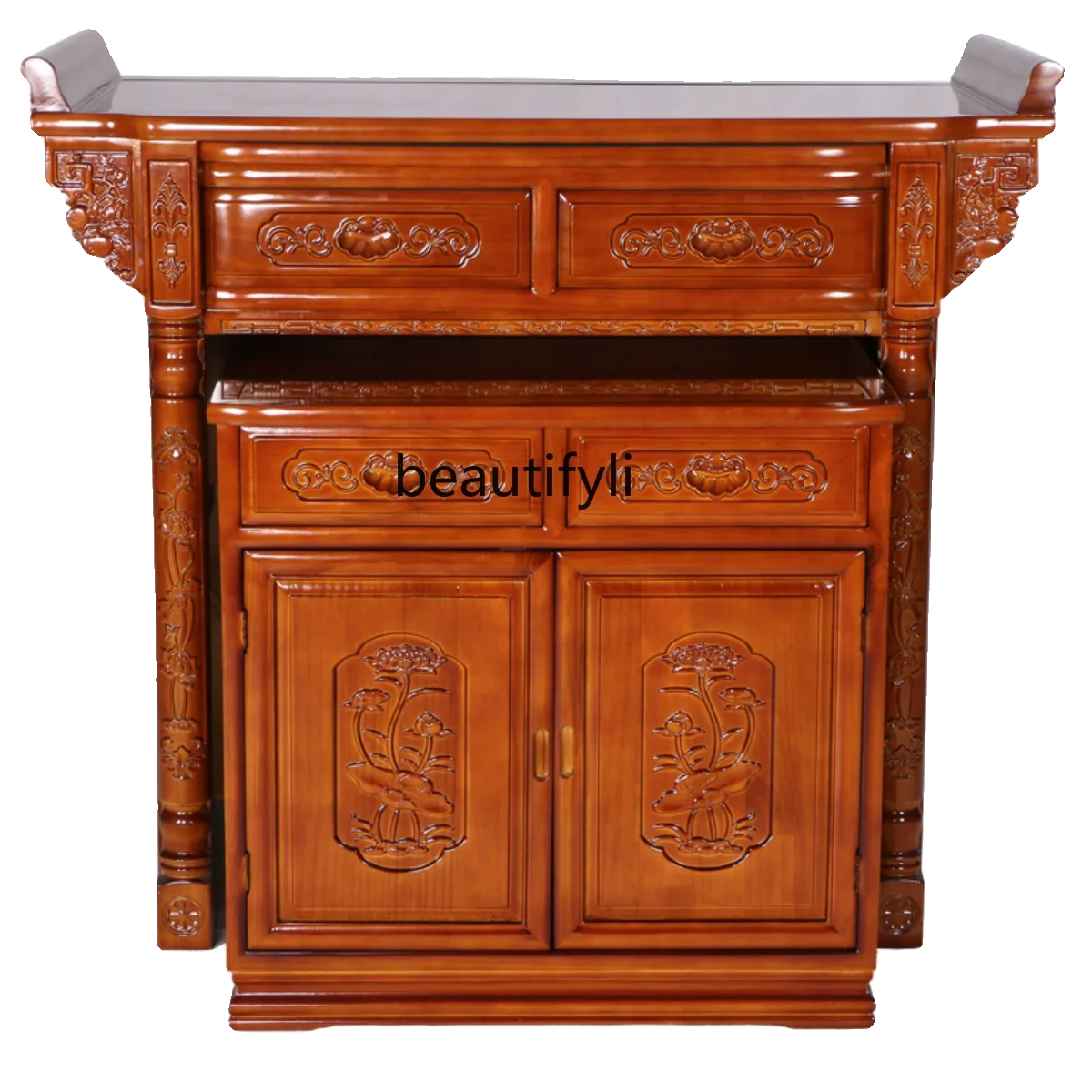Q Antique Manchurian Ash Solid Wood Chinese Style Buddha Cabinet Home Worship Buddha Table Buddha Shrine Mortise
Q Antique Manchurian Ash Solid Wood Chinese Style Buddha Cabinet Home Worship Buddha Table Buddha Shrine Mortise