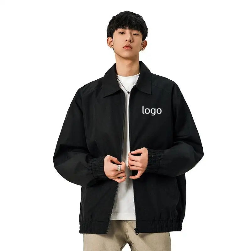 Spring Autumn Men's Solid Color Jacket Personalized Customization Printed Logo Outdoor Coat Waterproof Tourism Mountain Climbing
Spring Autumn Men's Solid Color Jacket Personalized Customization Printed Logo Outdoor Coat Waterproof Tourism Mountain Climbing