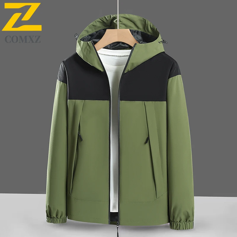 Spring Mens Charge Jacket Casual Fashion Color-block Design Mountaineering Camping Hooded Top Windproof Wear-resistant Work Coat
Spring Mens Charge Jacket Casual Fashion Color-block Design Mountaineering Camping Hooded Top Windproof Wear-resistant Work Coat