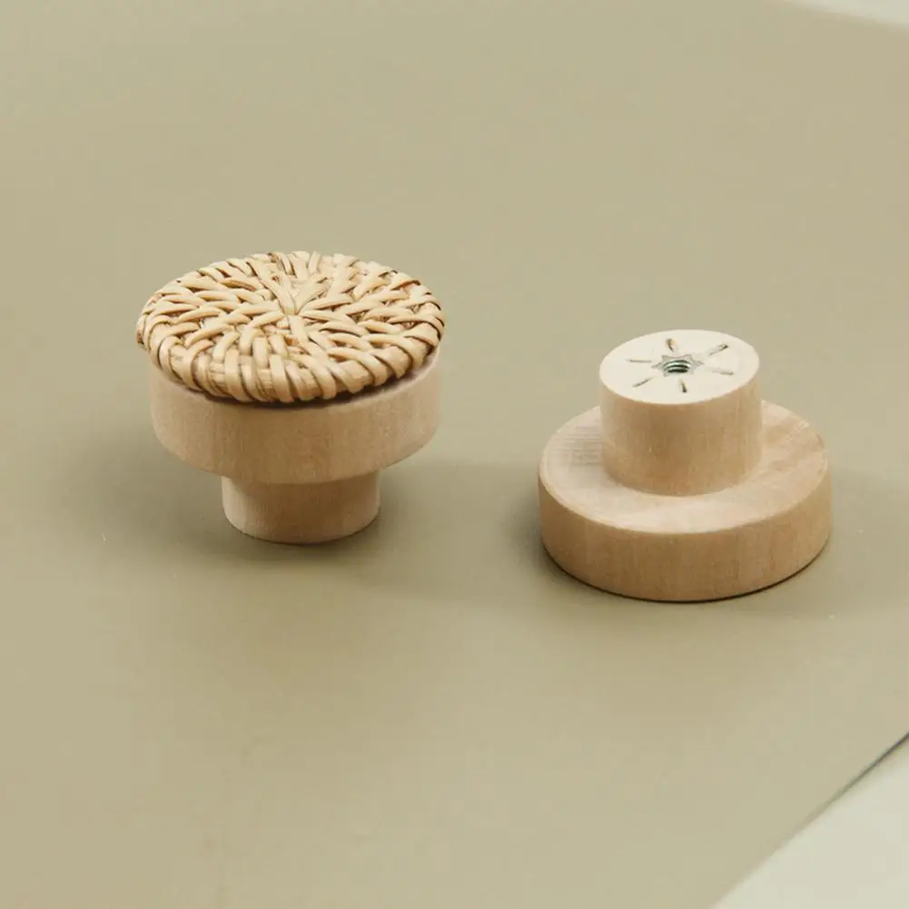 Rustic Furniture Handles Woven Round Cake Handles Bohemian Rattan Wooden Handles Vintage Style Cabinet Furniture Pulls for Doors
Rustic Furniture Handles Woven Round Cake Handles Bohemian Rattan Wooden Handles Vintage Style Cabinet Furniture Pulls for Doors