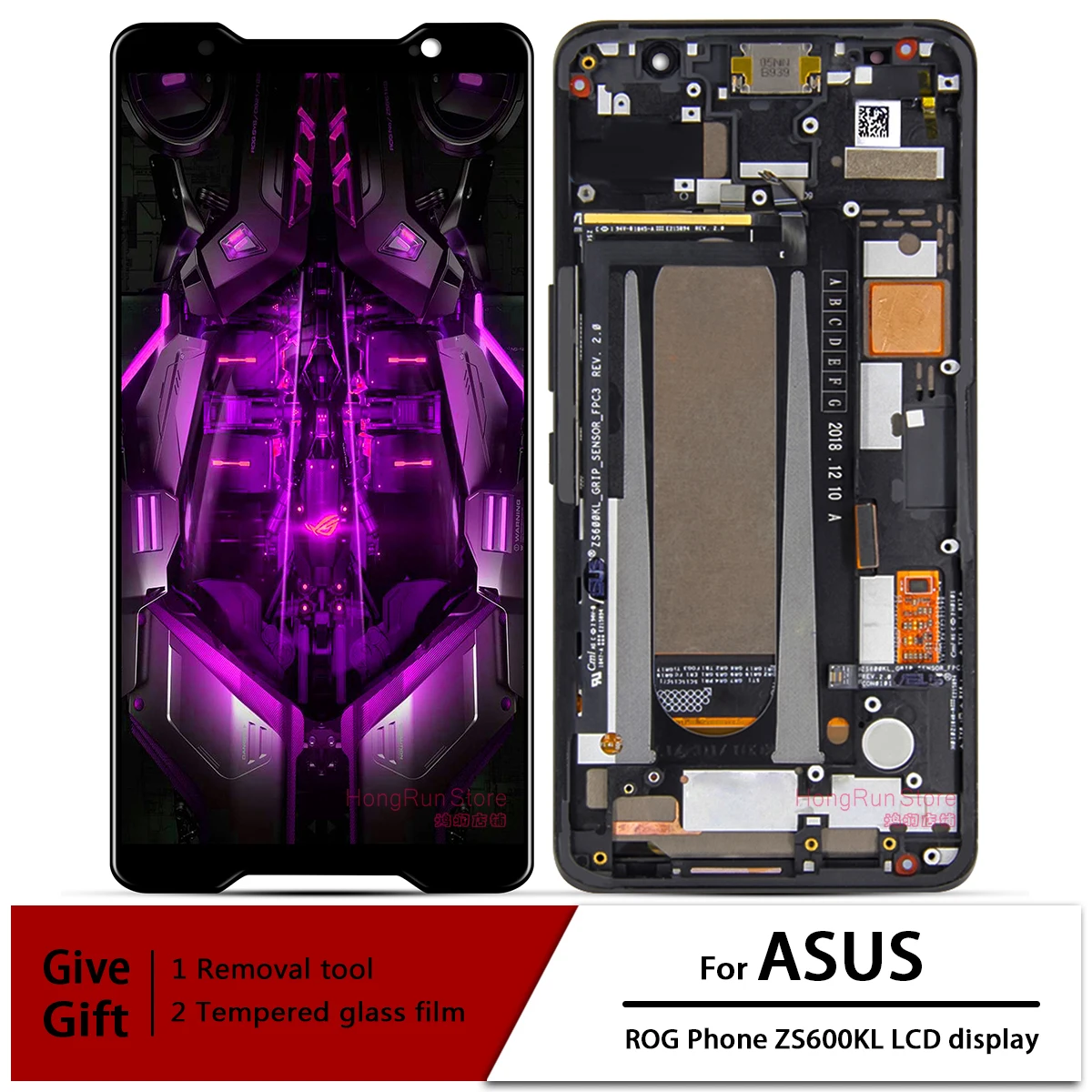 Original Amoled screen for Asus ROG phone Zs600kl LCD Display Touch Screen Digitizer Assembly Replacement Spare Parts
Original Amoled screen for Asus ROG phone Zs600kl LCD Display Touch Screen Digitizer Assembly Replacement Spare Parts