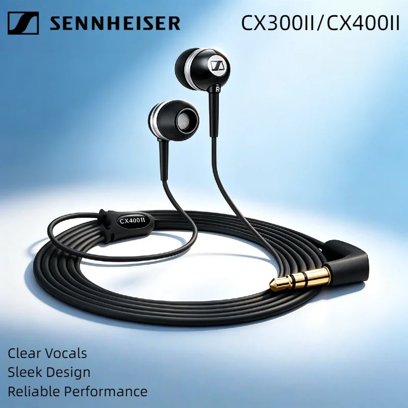 Wired Sennheiser CX300II CX400II 2026 in Ear Headphones High Resolution Hi Fi Sound for PC Laptop Phone Deluxe Pro
Wired Sennheiser CX300II CX400II 2026 in Ear Headphones High Resolution Hi Fi Sound for PC Laptop Phone Deluxe Pro