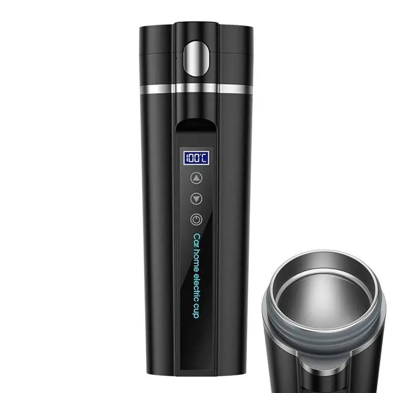 Car Heated Cup Temperature Control Mug For Car 450ML Smart Mug With Temperature Control One-Piece Cup Body Design 12V-24V
Car Heated Cup Temperature Control Mug For Car 450ML Smart Mug With Temperature Control One-Piece Cup Body Design 12V-24V
