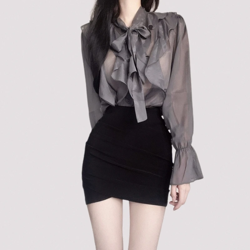 Black Professional Short Skirt Slimming High Waist Tight Half-length Pleated Bodycon Versatile One-step Spring 2023 Women's F...
Black Professional Short Skirt Slimming High Waist Tight Half-length Pleated Bodycon Versatile One-step Spring 2023 Women's F...