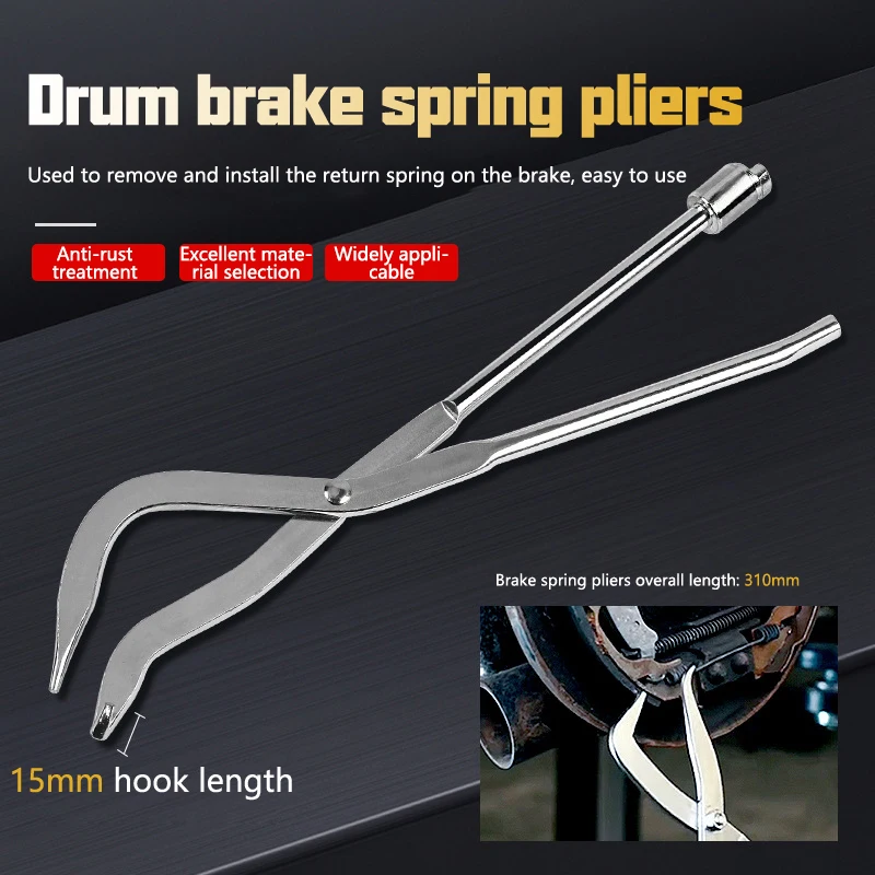New 1PC Installer Plier Tools 31cm Car Vehicle Drum Brake Line Shoe Return Spring Repair Car Remover Workshop Tool
New 1PC Installer Plier Tools 31cm Car Vehicle Drum Brake Line Shoe Return Spring Repair Car Remover Workshop Tool