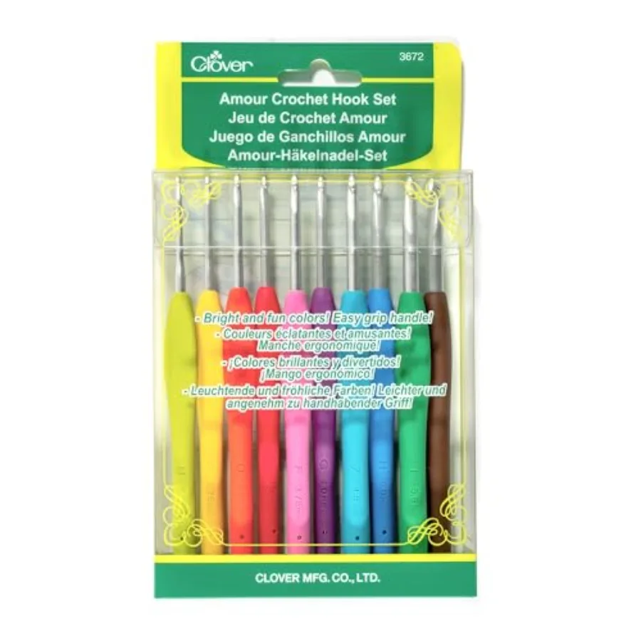 3672 Amour Crochet Hook Set, 10 sizes
3672 Amour Crochet Hook Set, 10 sizes