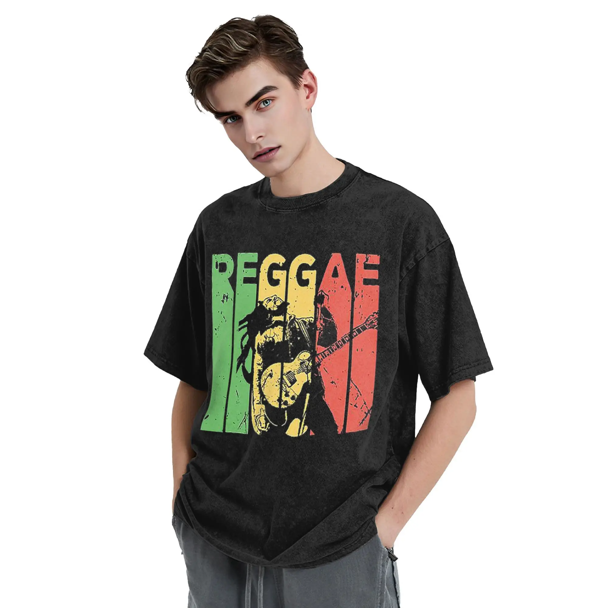 Мужская футболка Bob Marley Reggae, хлопковые футболки большого размера, мужские футболки с коротким круглым вырезом, летняя одежда, топы, S-2XL
Мужская футболка Bob Marley Reggae, хлопковые футболки большого размера, мужские футболки с коротким круглым вырезом, летняя одежда, топы, S-2XL