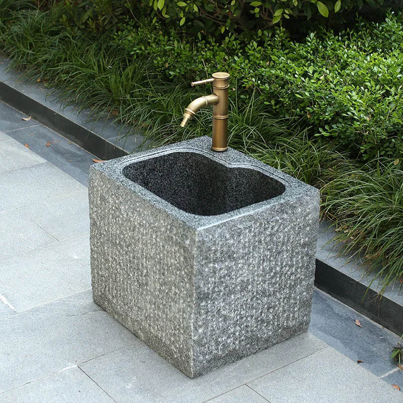 Outdoor courtyard integrated mop pool marble balcony art mop pool
Outdoor courtyard integrated mop pool marble balcony art mop pool