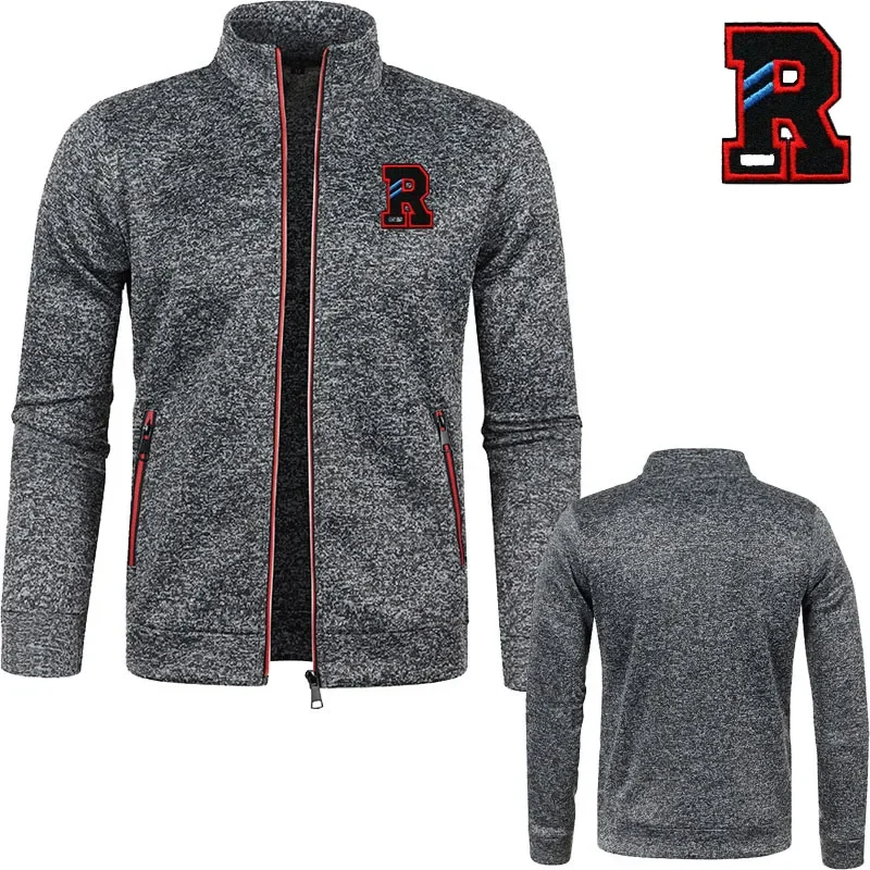 High-end men's jacket embroidery R Men's stand-up collar cardigan Y2k Men's sweatshirt High quality brand zipper hoodie for men
High-end men's jacket embroidery R Men's stand-up collar cardigan Y2k Men's sweatshirt High quality brand zipper hoodie for men