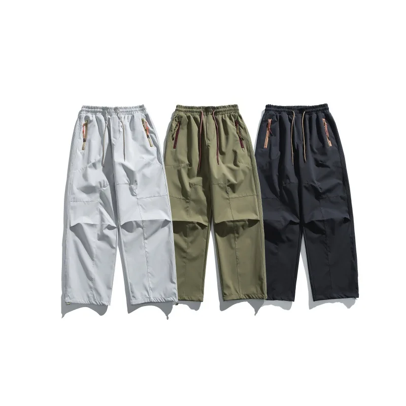 Outdoor Parachute Men's Pants, Loose Straight Man Trousers, Hiking & Sports Men Pants With Multi-Pocket Design
Outdoor Parachute Men's Pants, Loose Straight Man Trousers, Hiking & Sports Men Pants With Multi-Pocket Design