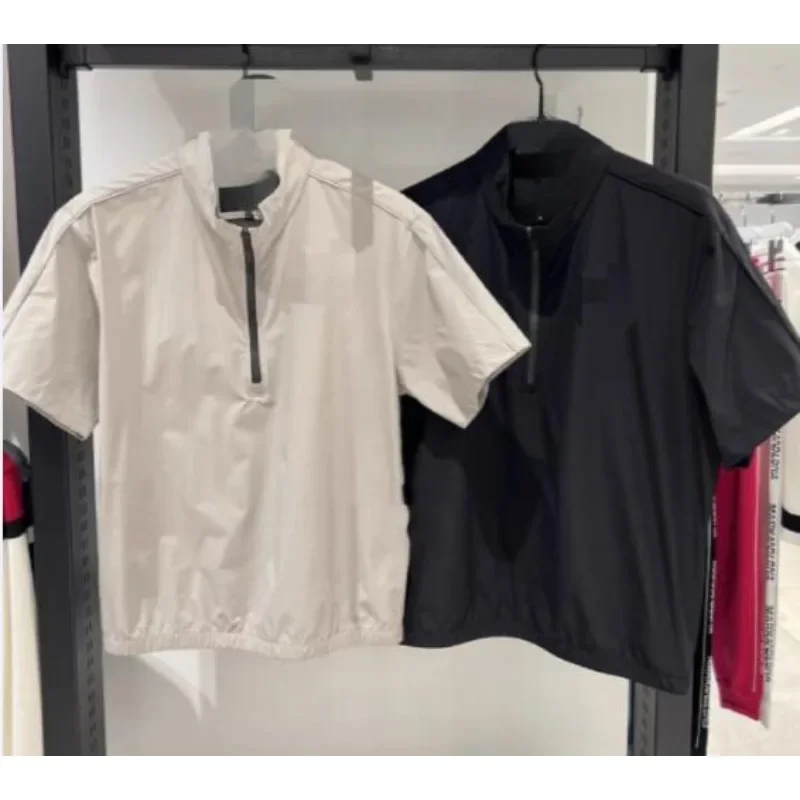 Korean Golf Shirt Men Casual Stand Collar Half Zip Short Sleeve Man Golf T Shirt Sports Highball Baseball Golf Pants
Korean Golf Shirt Men Casual Stand Collar Half Zip Short Sleeve Man Golf T Shirt Sports Highball Baseball Golf Pants