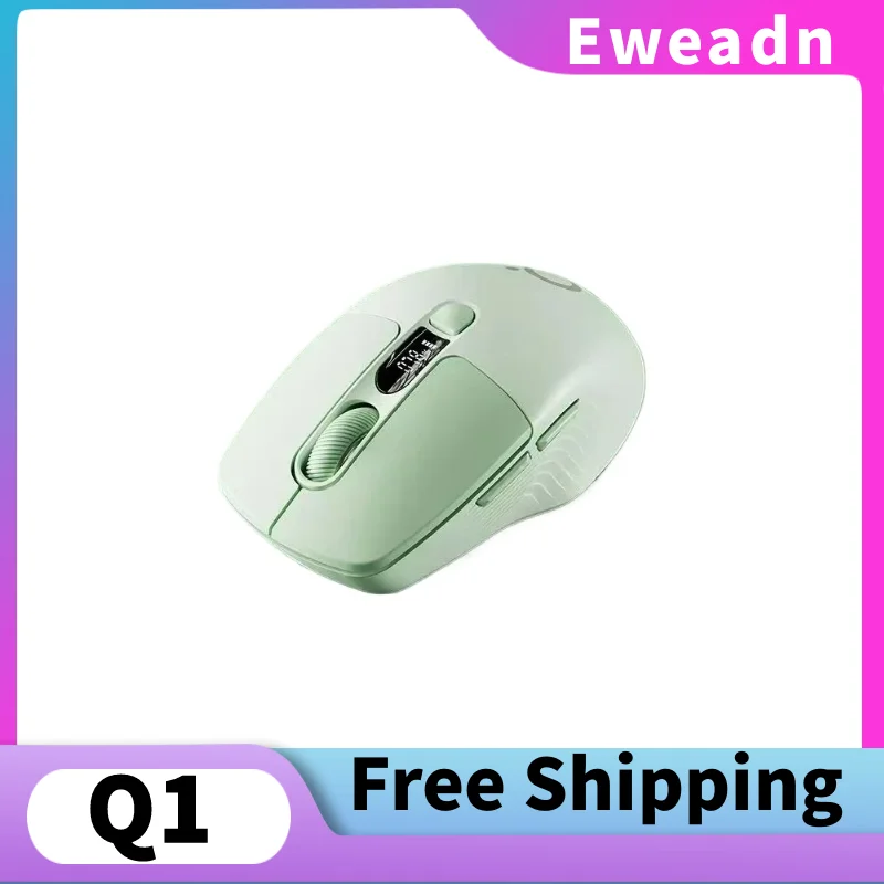 Eweadn Q1 2.4 Wireless Bluetooth Dual-Mode Mouse 1600PDI Smart Screen Esports Silent Rechargeable Gaming Mouse Accessories
Eweadn Q1 2.4 Wireless Bluetooth Dual-Mode Mouse 1600PDI Smart Screen Esports Silent Rechargeable Gaming Mouse Accessories