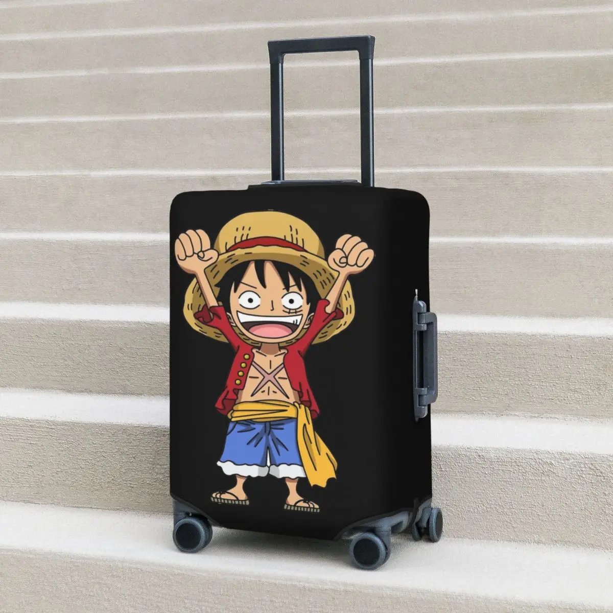 Happy Donkey Suitcase Cover One Piece Practical Cruise Trip Protector Luggage Case Vacation
Happy Donkey Suitcase Cover One Piece Practical Cruise Trip Protector Luggage Case Vacation