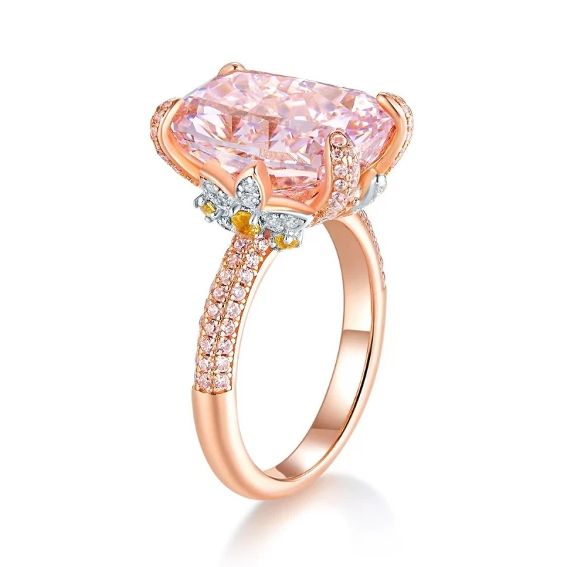 Bellux Official Original Design s925 Silver 8-Carat Cherry Flower Pink Luxury Fashion Women's Ring
Bellux Official Original Design s925 Silver 8-Carat Cherry Flower Pink Luxury Fashion Women's Ring
