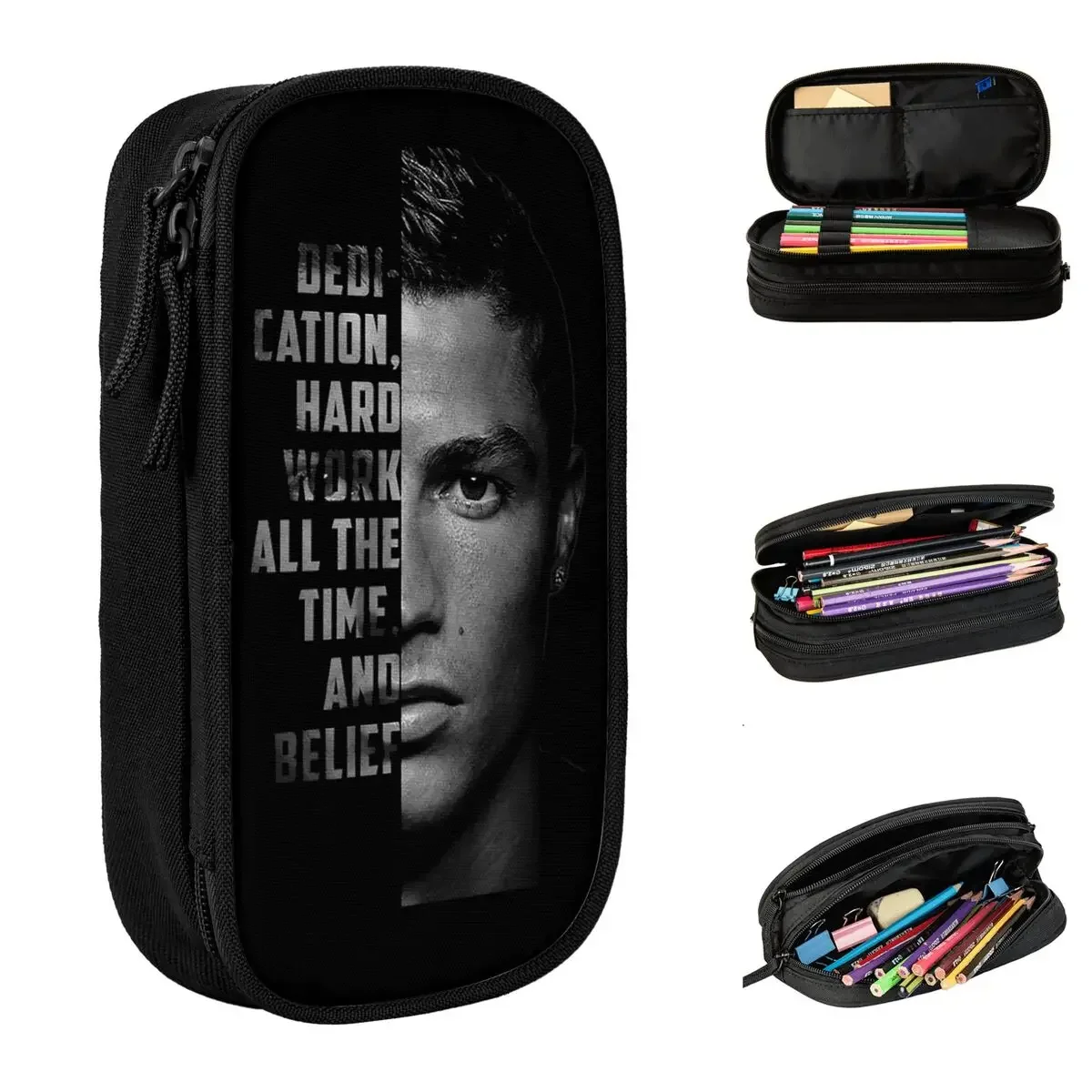Ronaldos Football Fans Player Pencil Cases Fun soccer Pen Bag for Student Big Capacity Students School Cosmetic Pencil Pouch
Ronaldos Football Fans Player Pencil Cases Fun soccer Pen Bag for Student Big Capacity Students School Cosmetic Pencil Pouch