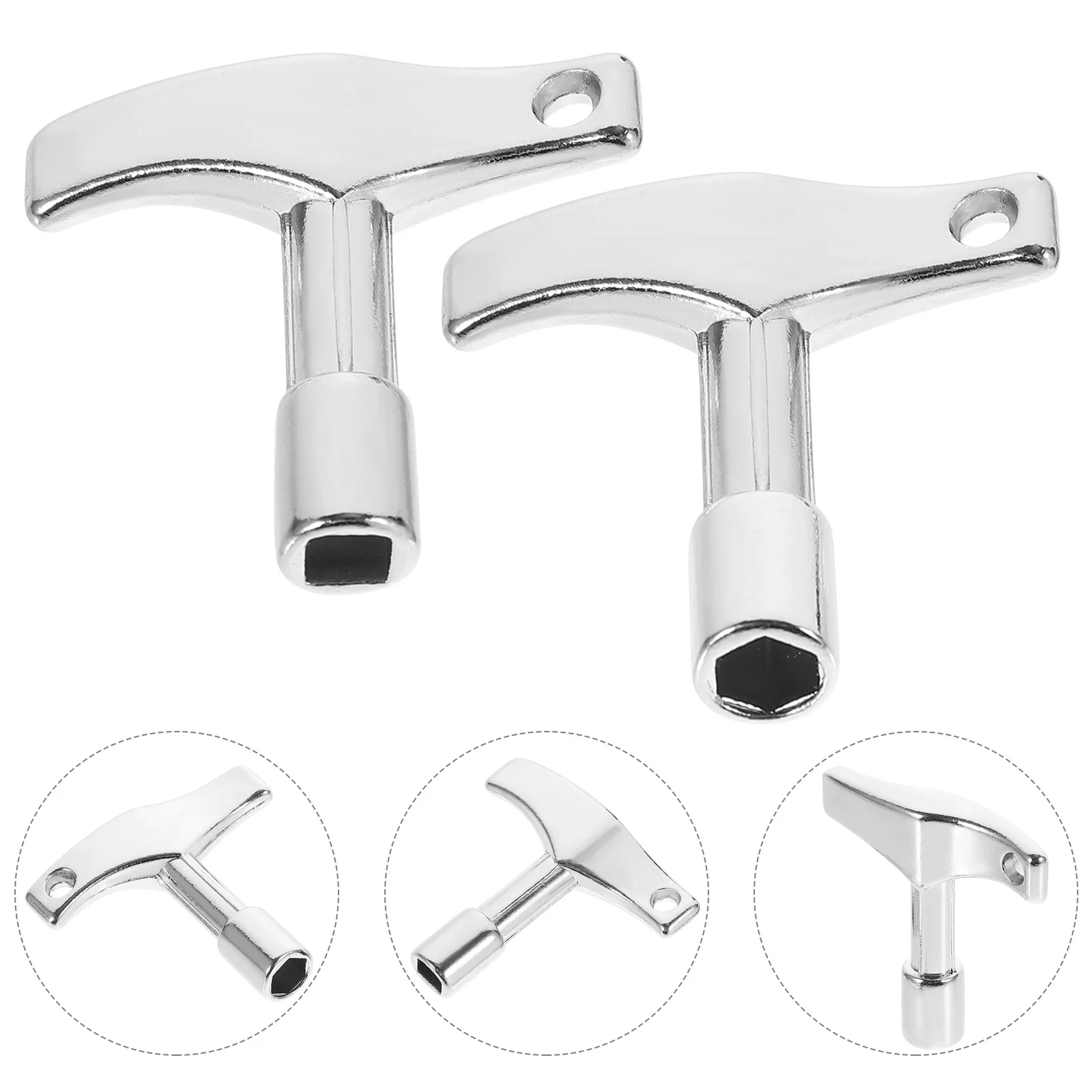 2 Pcs Hexagonal Square Zinc Alloy Tuning Key Drum Accessory Adjust Instrument Parts Keys Metal Accessories Drums Universal
2 Pcs Hexagonal Square Zinc Alloy Tuning Key Drum Accessory Adjust Instrument Parts Keys Metal Accessories Drums Universal