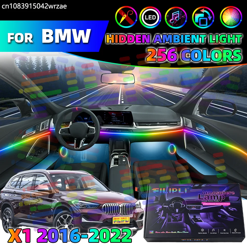 10 in 1 For BMW X1 F48 Car Interior Ambient Lights Strips Breathing Lighting Kit App Control Auto Decorative Lamp Symphony Acryl
10 in 1 For BMW X1 F48 Car Interior Ambient Lights Strips Breathing Lighting Kit App Control Auto Decorative Lamp Symphony Acryl
