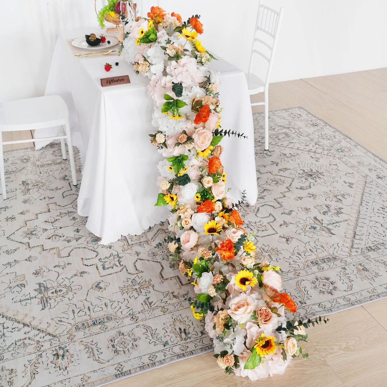 Uflower Red White Purple Flower Arrangement Wedding Table Decor Flower Row Runner Artificial Flower Event Party Backdrop Prop
Uflower Red White Purple Flower Arrangement Wedding Table Decor Flower Row Runner Artificial Flower Event Party Backdrop Prop