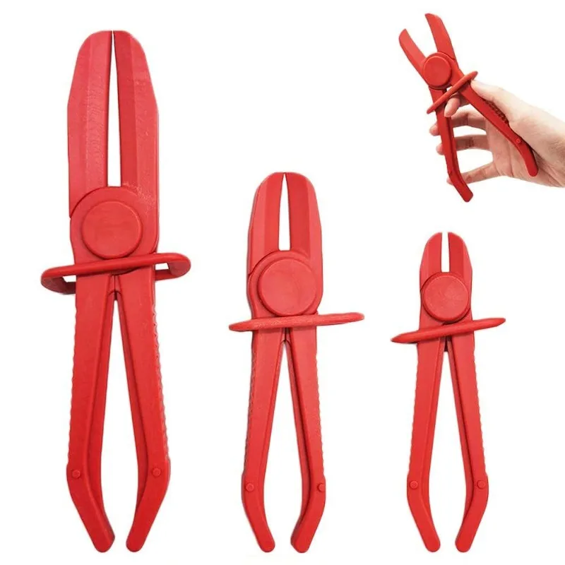 3 Piece Set Plastic Hose Clamp Pliers Auto Repair Water Oil Pipe Temporary Flow Blocking Work Pliers Professional Hand Tools
3 Piece Set Plastic Hose Clamp Pliers Auto Repair Water Oil Pipe Temporary Flow Blocking Work Pliers Professional Hand Tools