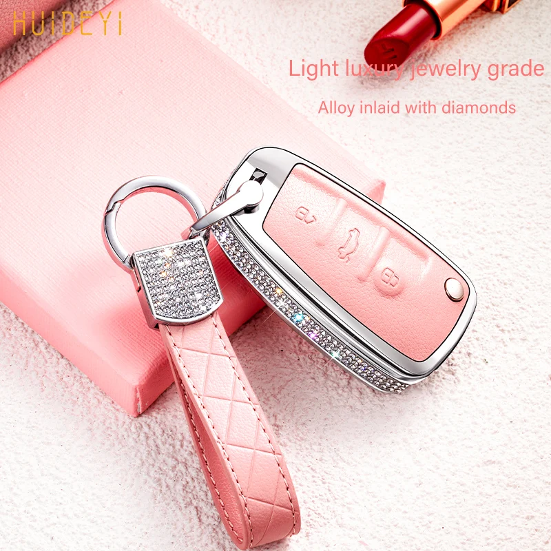 Key Cover ProtectiveCover For Audi A3 A4 A5 C5 C6 8L 8P B6 B7 B8 C6 RS3 Q3 Q7 TT 8V S3 Keychain Diamond-studded Leather Women
Key Cover ProtectiveCover For Audi A3 A4 A5 C5 C6 8L 8P B6 B7 B8 C6 RS3 Q3 Q7 TT 8V S3 Keychain Diamond-studded Leather Women