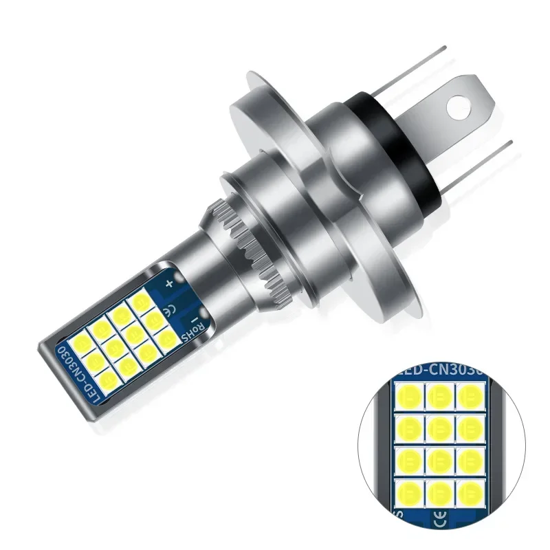 High brightness motorcycle headlight LED front light H4 3030 24SMD bicycle equipment accessories motorcycle assembly
High brightness motorcycle headlight LED front light H4 3030 24SMD bicycle equipment accessories motorcycle assembly