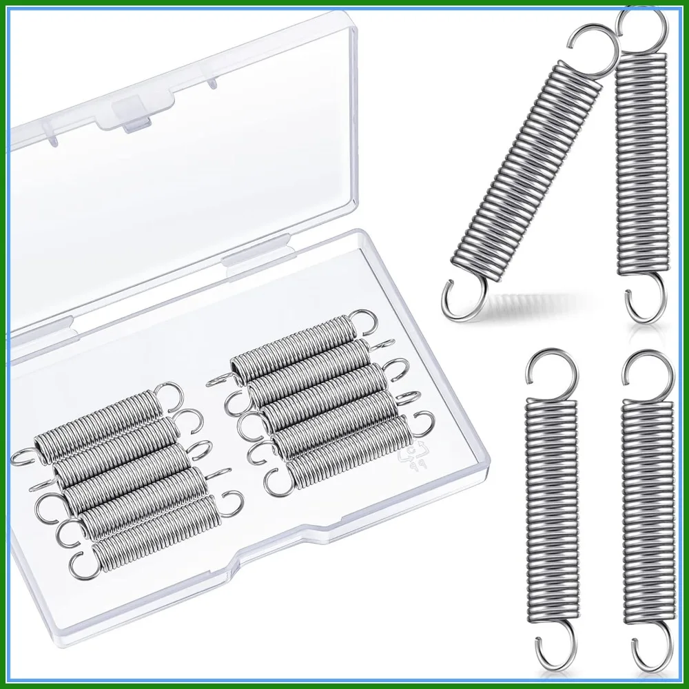 10 Pcs SP 9600 Extension Springs 1/4" x 1-1/2" x 0.035" Stainless Steel Mechanical Springs
10 Pcs SP 9600 Extension Springs 1/4" x 1-1/2" x 0.035" Stainless Steel Mechanical Springs