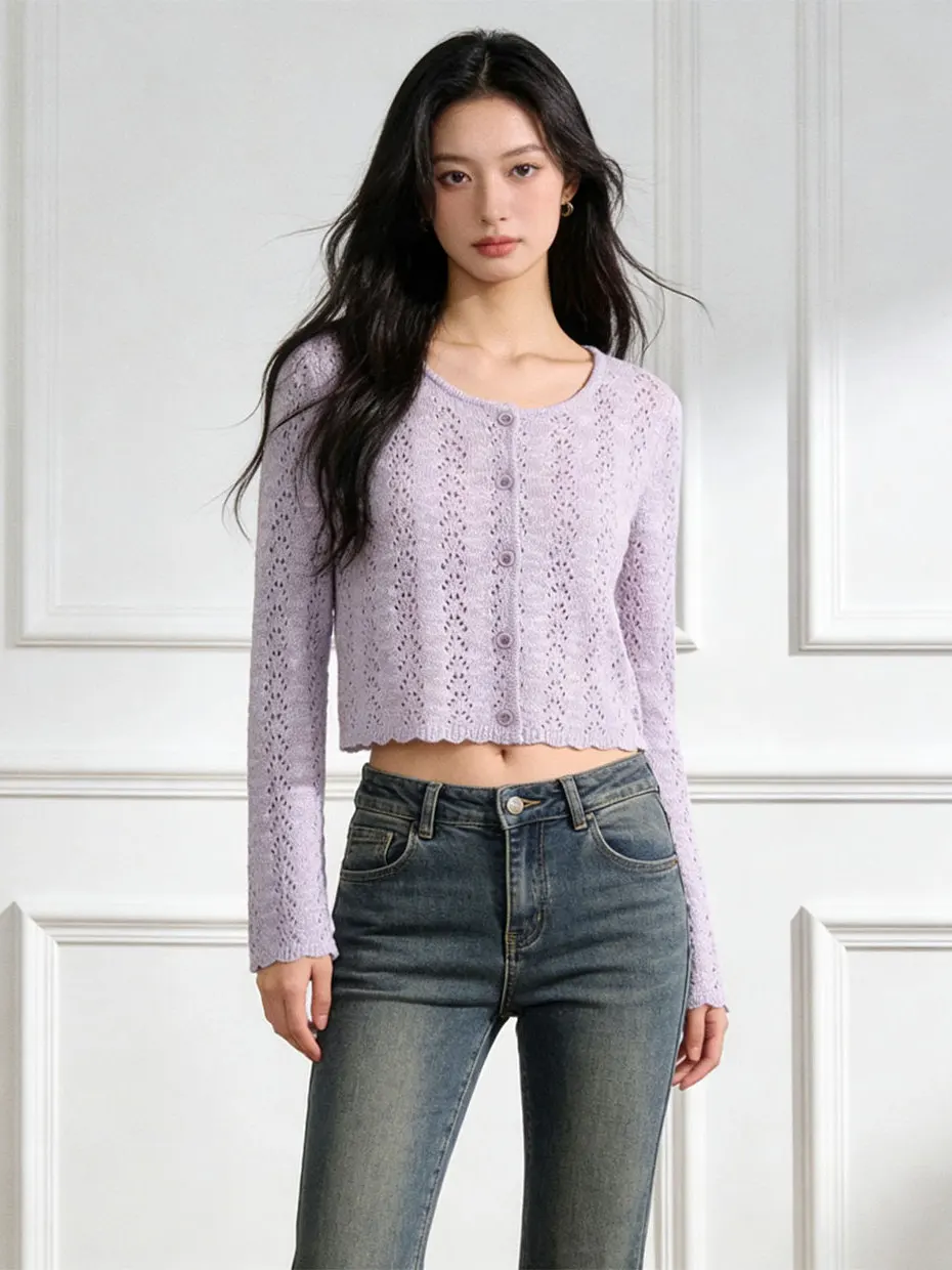 Purple Hollow out Ice Silk Knitted Cardigan Women's Strap Dress Autumn Outer Shirt Thin Shoulder Shawl Outerwear Casual City ...
Purple Hollow out Ice Silk Knitted Cardigan Women's Strap Dress Autumn Outer Shirt Thin Shoulder Shawl Outerwear Casual City ...