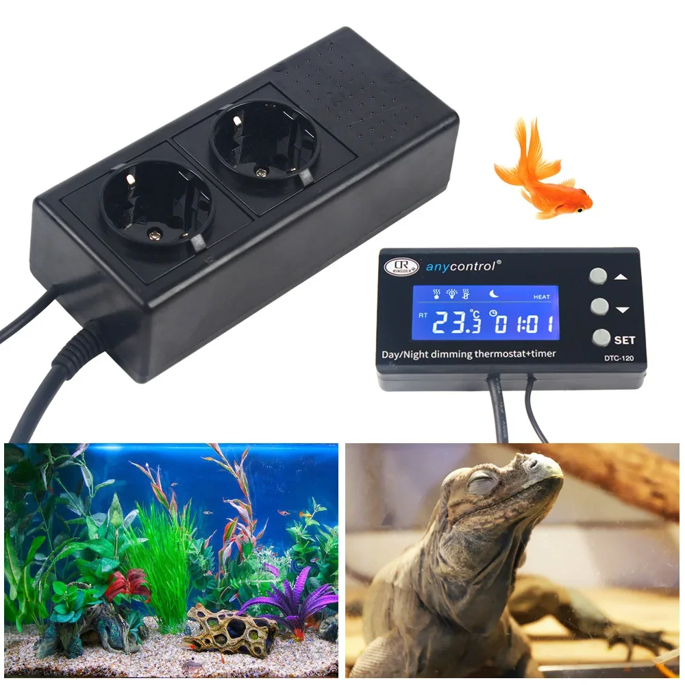 TC-320 Digital Thermostat PID Temperaturregler LCD Display Aquarium Reptile Temperature Control Heating Equipment
TC-320 Digital Thermostat PID Temperaturregler LCD Display Aquarium Reptile Temperature Control Heating Equipment