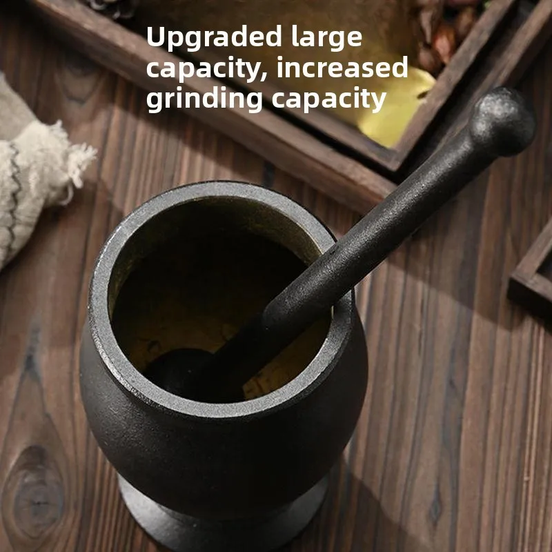 Новый набор из чугунного молотка и чашей для кухни: инструмент для измельчения специй, трав, перца, чеснока (без бренда)
Новый набор из чугунного молотка и чашей для кухни: инструмент для измельчения специй, трав, перца, чеснока (без бренда)