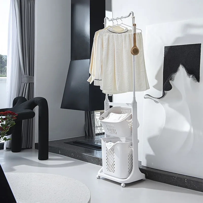 Floor to Floor Cleaning Clothes Rack, Wheeled Bathroom Storage, Bedroom Dirty Clothes Basket, Weekly Moving Clothes
Floor to Floor Cleaning Clothes Rack, Wheeled Bathroom Storage, Bedroom Dirty Clothes Basket, Weekly Moving Clothes