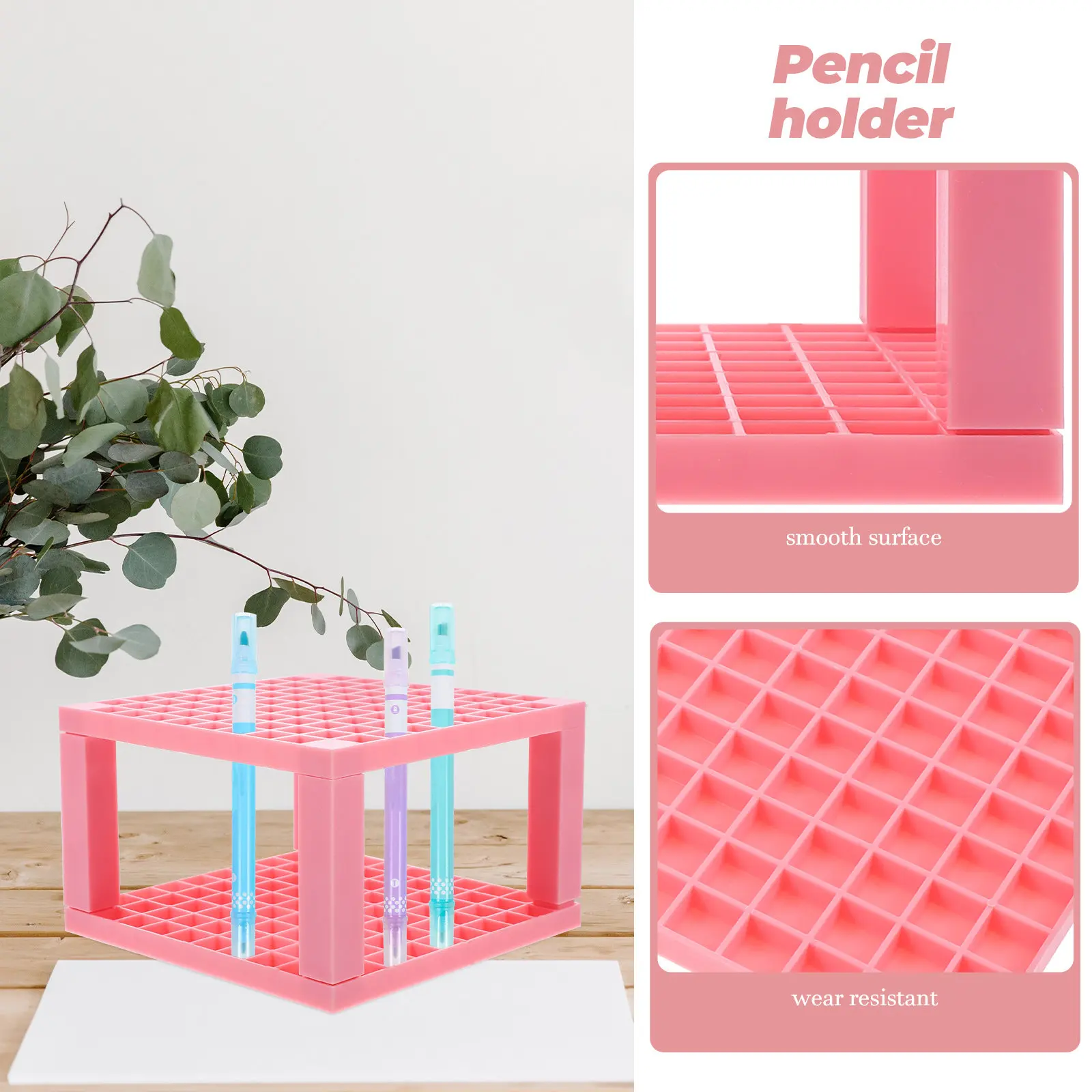 PP Plastic Paint Brush Holder Rack for Artists Students Teachers Multi-Hole Desk Organizer Pen Pencil Marker Storage Stand Brush
PP Plastic Paint Brush Holder Rack for Artists Students Teachers Multi-Hole Desk Organizer Pen Pencil Marker Storage Stand Brush