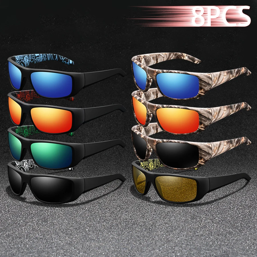 8PCS Fashion UV400 Men Women Running Mountaineering Fishing Sunglasses Bicycle MTB Eyewear Outdoor Sport protective glasses
8PCS Fashion UV400 Men Women Running Mountaineering Fishing Sunglasses Bicycle MTB Eyewear Outdoor Sport protective glasses