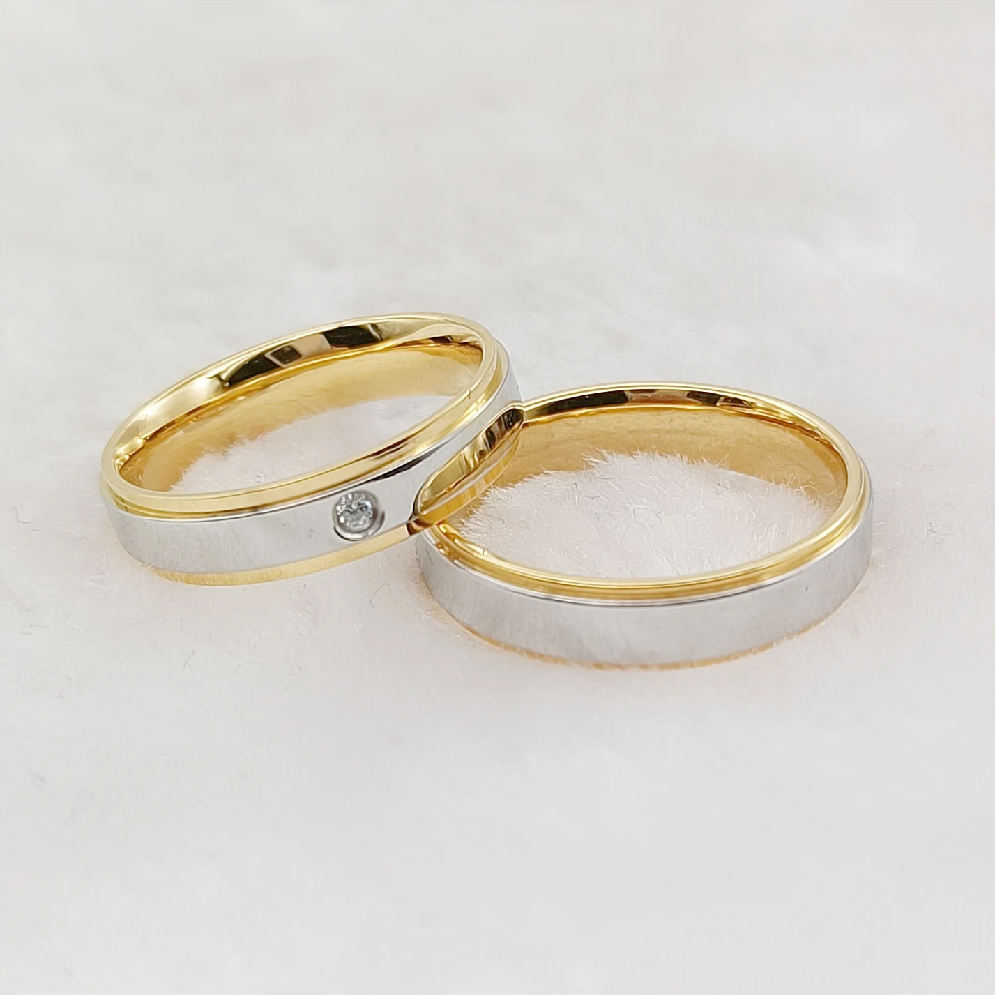 Высококачественные золотые титановые парные кольца — свадебный обручальный комплект ручной работы для него и нее
Высококачественные золотые титановые парные кольца — свадебный обручальный комплект ручной работы для него и нее