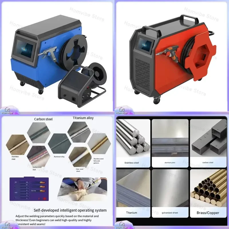 Four-in-One Air-Cooled Laser Welding Machine Handheld Metal Welder for Furniture Making DIY Repair Industrial Use Portable
Four-in-One Air-Cooled Laser Welding Machine Handheld Metal Welder for Furniture Making DIY Repair Industrial Use Portable