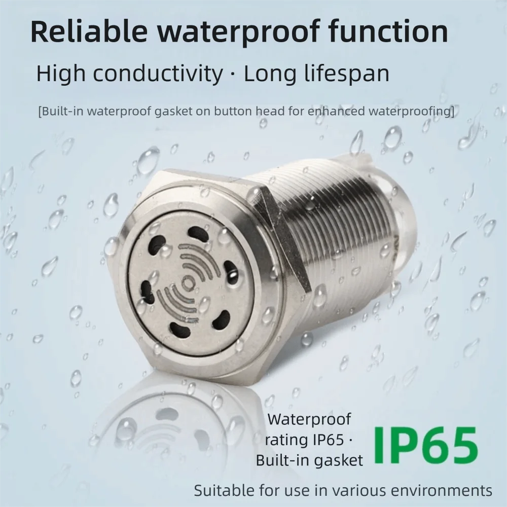 New 16mm Metal Buzzer High Decibel DB Stainless Steel Alarm Sounder 12V 24V Intermittent Flash Buzzer
New 16mm Metal Buzzer High Decibel DB Stainless Steel Alarm Sounder 12V 24V Intermittent Flash Buzzer