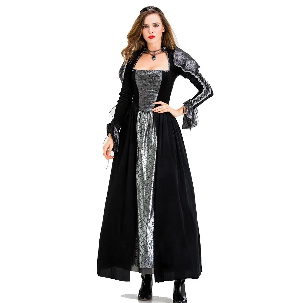 Halloween Devil Uniform Witch Costume Party Retro Court Gift Women's Ethnic Stage Clothing Tunic Top Skirt Set
Halloween Devil Uniform Witch Costume Party Retro Court Gift Women's Ethnic Stage Clothing Tunic Top Skirt Set