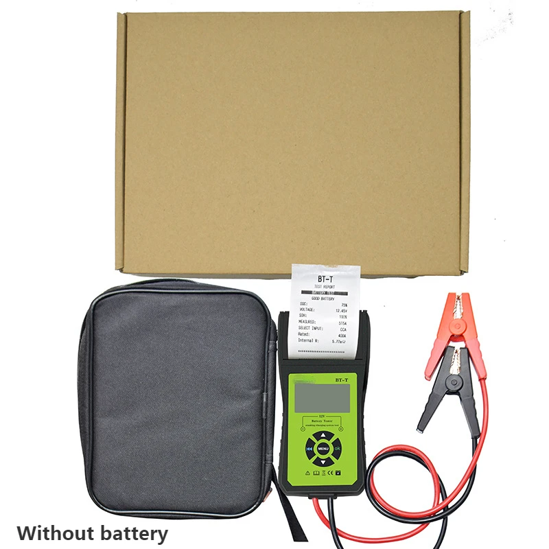 BT-T Battery Tester with Printer Automotive System Diagnostic Instrument for Automotive Battery Measurement
BT-T Battery Tester with Printer Automotive System Diagnostic Instrument for Automotive Battery Measurement