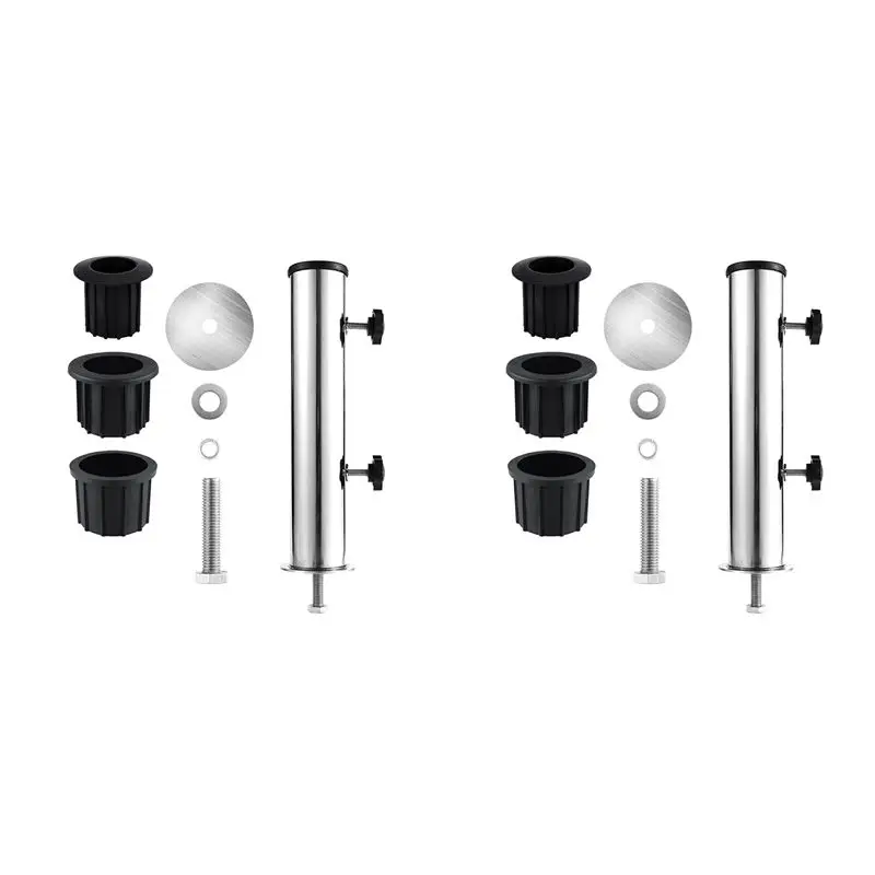 WORTHOWN-2X Umbrella Pole Mount Stand Tube Set, Parasol Base Holder Insert Pipe Sleeve, For Outside Garden Backyard Balcony
WORTHOWN-2X Umbrella Pole Mount Stand Tube Set, Parasol Base Holder Insert Pipe Sleeve, For Outside Garden Backyard Balcony