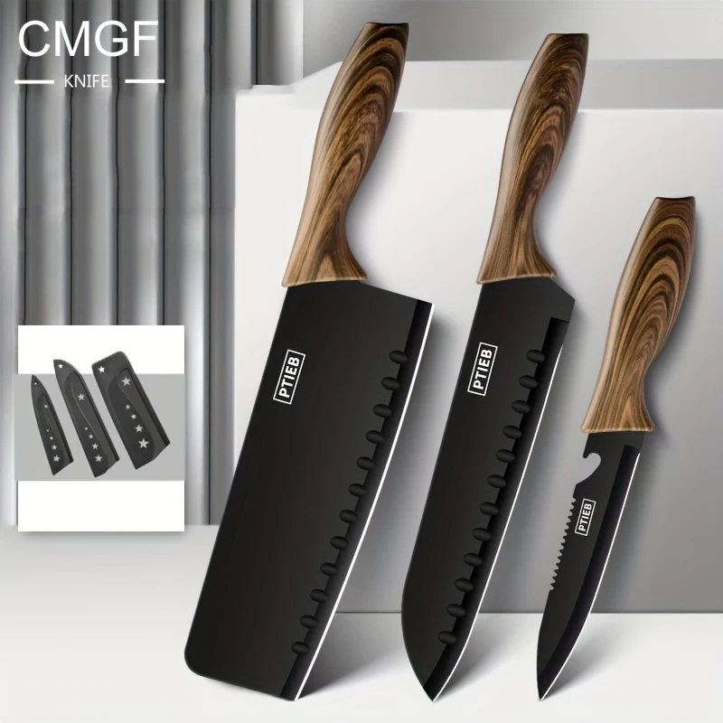 CMGF 3 Piece Stainless Steel Kitchen Knife Set Vegetable Knife Meat Knife Fruit Knife Kitchen Utensils Knife Set
CMGF 3 Piece Stainless Steel Kitchen Knife Set Vegetable Knife Meat Knife Fruit Knife Kitchen Utensils Knife Set