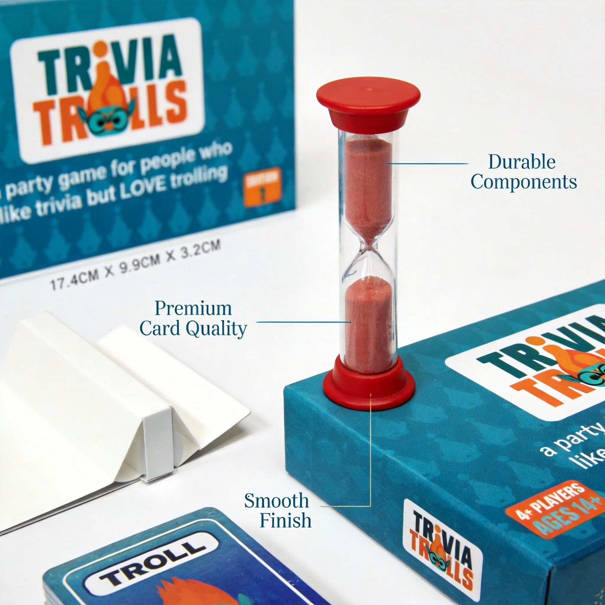 Игра-викторина TRIVIA TROLLS - Забавная викторина с карточками для розыгрышей для подростков и взрослых, веселая семейная игра для вечерних посиделок
Игра-викторина TRIVIA TROLLS - Забавная викторина с карточками для розыгрышей для подростков и взрослых, веселая семейная игра для вечерних посиделок