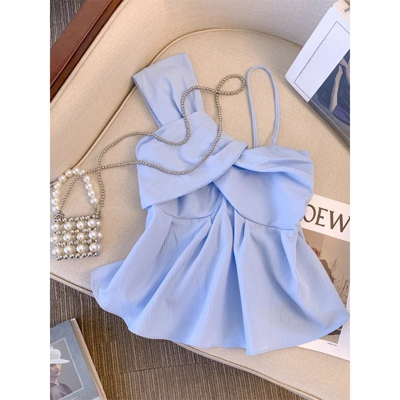 Women's Summer Irregular Off-Shoulder Sleeveless Vest Suspender Female Sexy Hottie Top
Women's Summer Irregular Off-Shoulder Sleeveless Vest Suspender Female Sexy Hottie Top