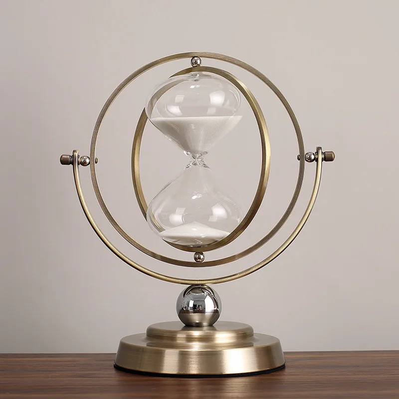 Light luxury globe hourglass timer 30 minutes Creative ornaments, decorations Home furnishings
Light luxury globe hourglass timer 30 minutes Creative ornaments, decorations Home furnishings